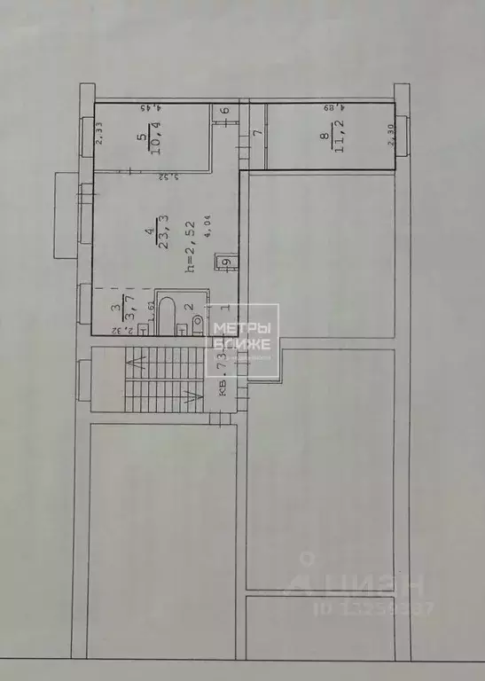 3-к кв. Пермский край, Пермь Магистральная ул., 102 (56.2 м) - Фото 2