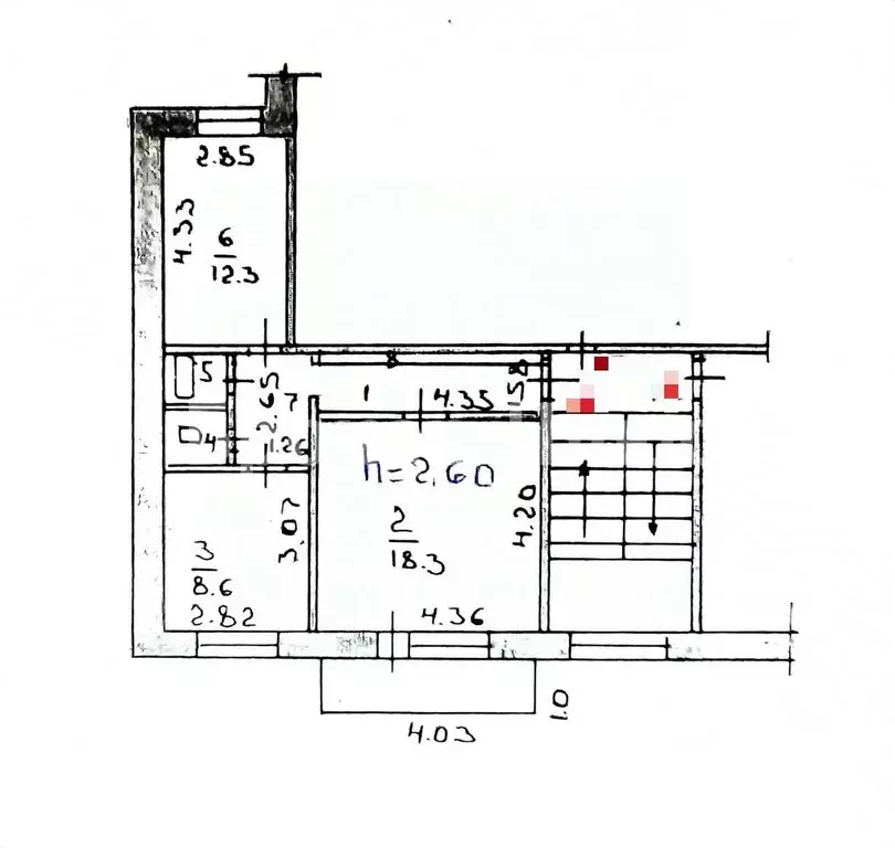 2-к кв. Хакасия, Абакан ул. Комарова, 20 (53.0 м) - Фото 1