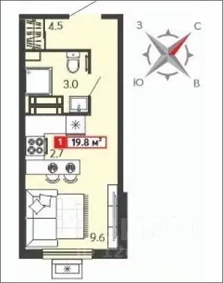 Студия Пензенская область, Пензенский район, Засечный сельсовет, с. ... - Фото 1