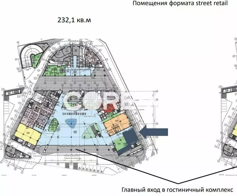 Помещение свободного назначения (232.1 м) - Фото 1