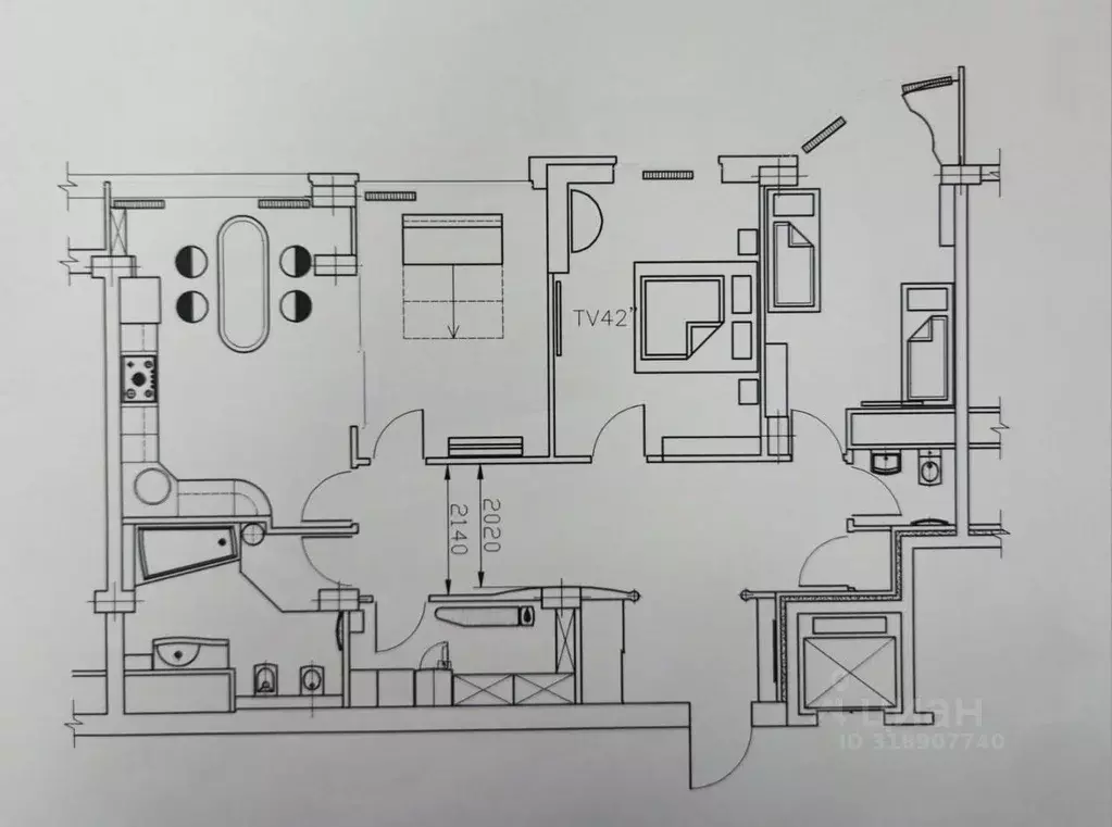 3-к кв. Ставропольский край, Ставрополь ул. Ломоносова, 55 (100.0 м) - Фото 2