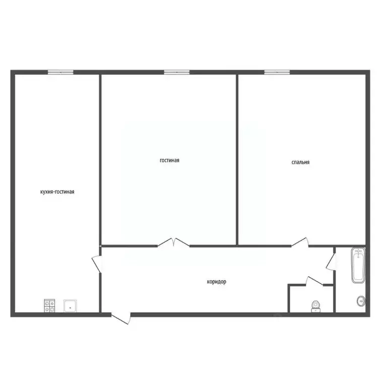 2-к кв. Воронежская область, Воронеж ул. Шукшина, 18 (88.1 м) - Фото 2