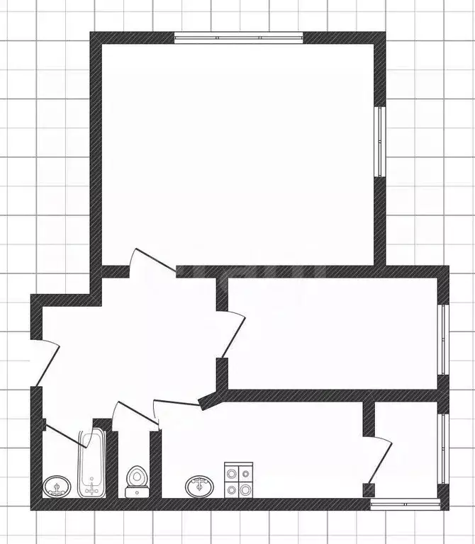 2-к кв. Белгородская область, Белгородский район, Дубовское с/пос, ... - Фото 2