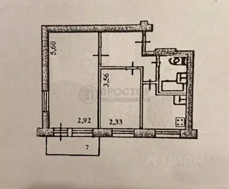 2-к кв. Московская область, Люберцы ул. Льва Толстого, 14к2 (41.0 м) - Фото 1