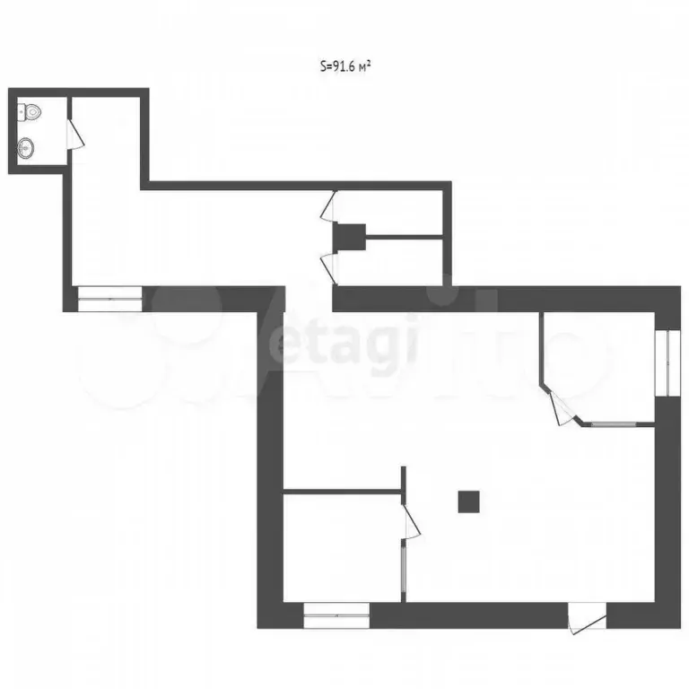 Продам помещение свободного назначения, 91.6 м - Фото 1