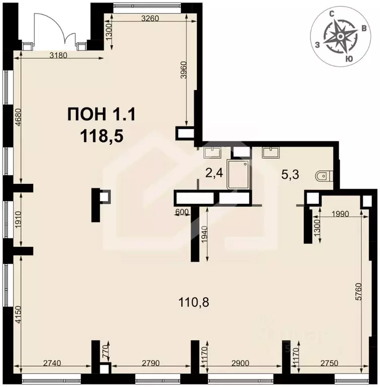 Торговая площадь в Московская область, Химки Клязьма-Старбеево мкр, ... - Фото 2