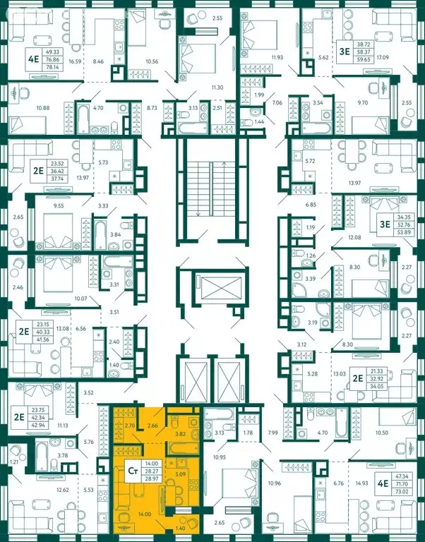 Квартира-студия: Уфа, улица Авроры, 16А (28.97 м) - Фото 2