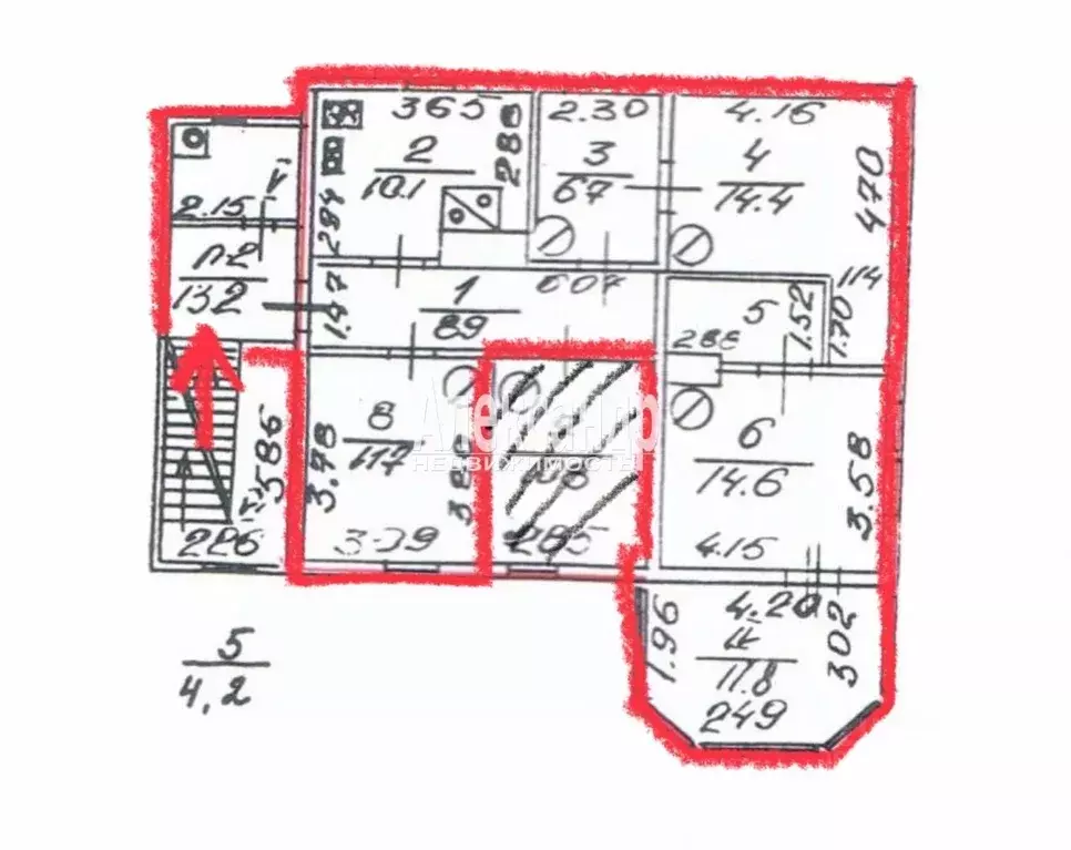 Комната Санкт-Петербург пос. Лисий Нос, Межевая ул., 13 (40.7 м) - Фото 2