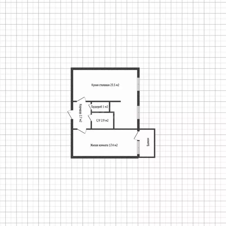 2-к кв. Адыгея, Майкоп ул. Чкалова, 86/3 (47.5 м) - Фото 1