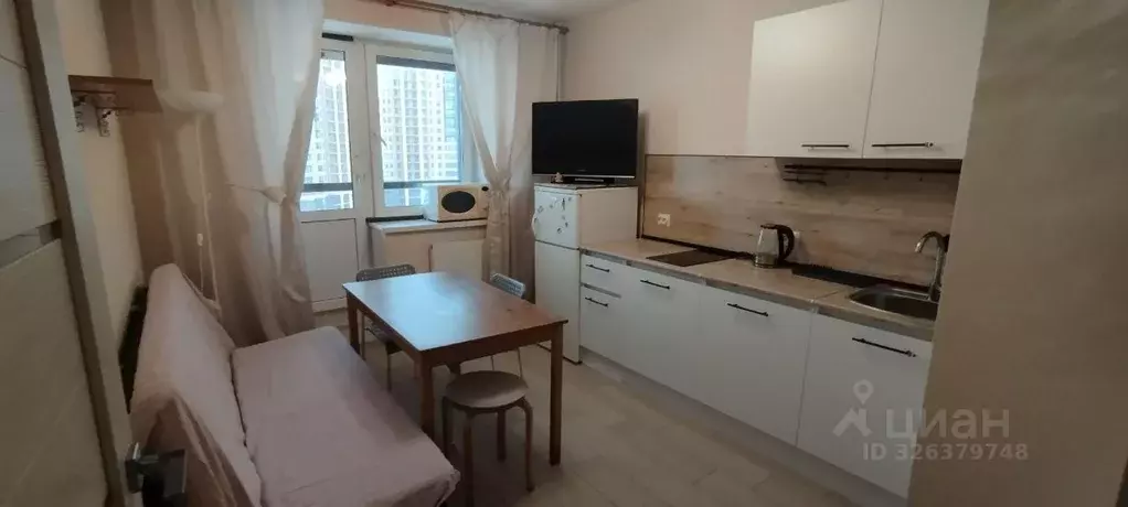 1-к кв. Санкт-Петербург пос. Парголово, ул. Михаила Дудина, 23к1 (37.9 ... - Фото 1