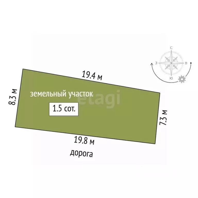 Участок в Тюменская область, Нижнетавдинский муниципальный округ, с. ... - Фото 2