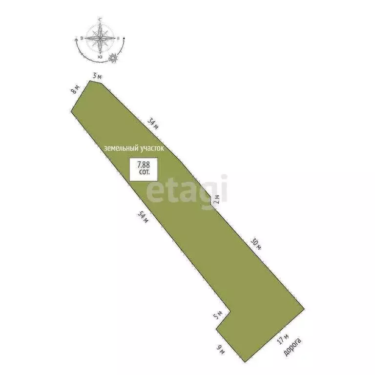 Участок в Заводоуковск, Школьная улица (7.8 м) - Фото 1