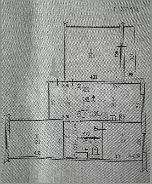 3-к. квартира, 65,7 м, 1/10 эт. - Фото 0