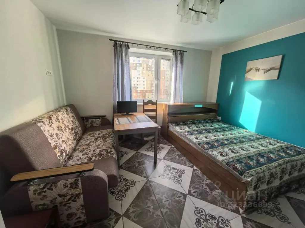 Студия Московская область, Домодедово Южный мкр, ул. Курыжова, 32 ... - Фото 1