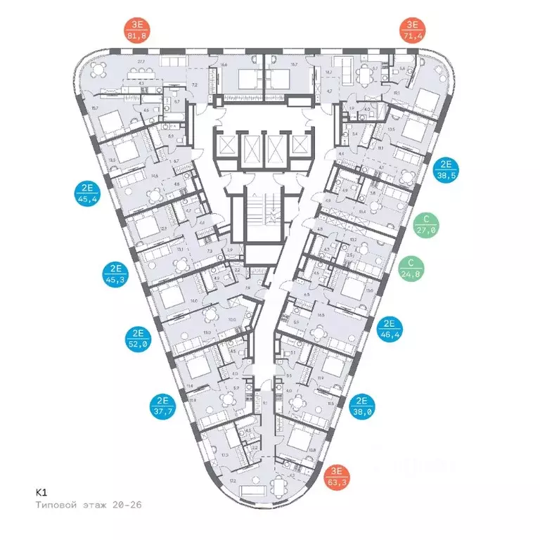 2-к кв. Москва ш. Боровское (дублер) (38.5 м) - Фото 1