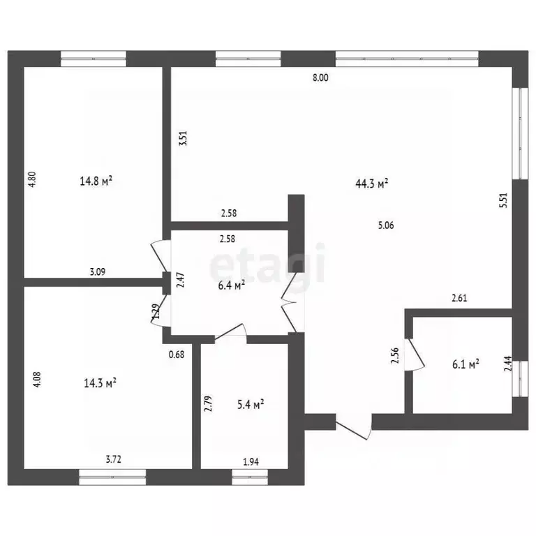 Дом в Башкортостан, Стерлитамакский район, Казадаевский сельсовет, с. ... - Фото 1