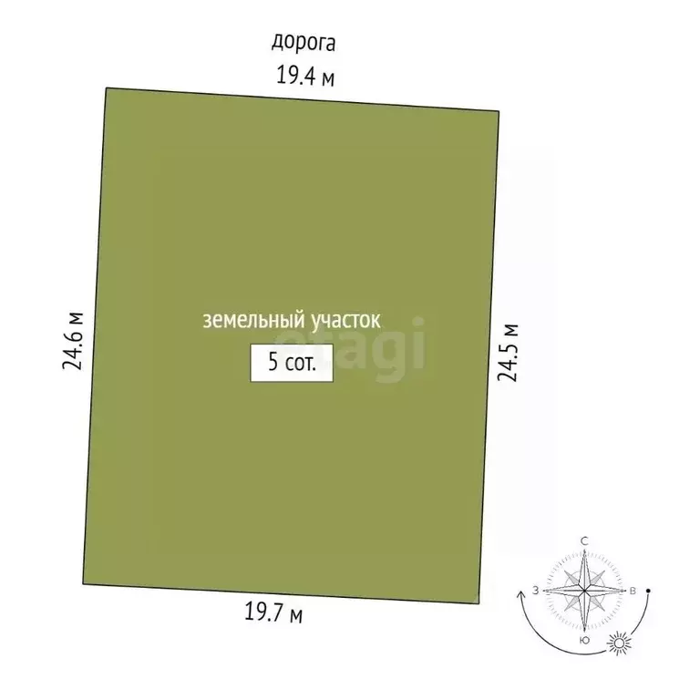 Участок в Ростовская область, Аксайский район, Ленина хут. ул. ... - Фото 1