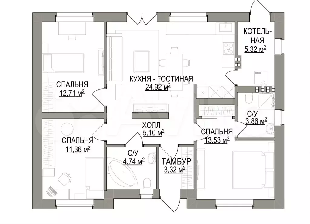 Дом 110,3 м на участке 6 сот. - Фото 0