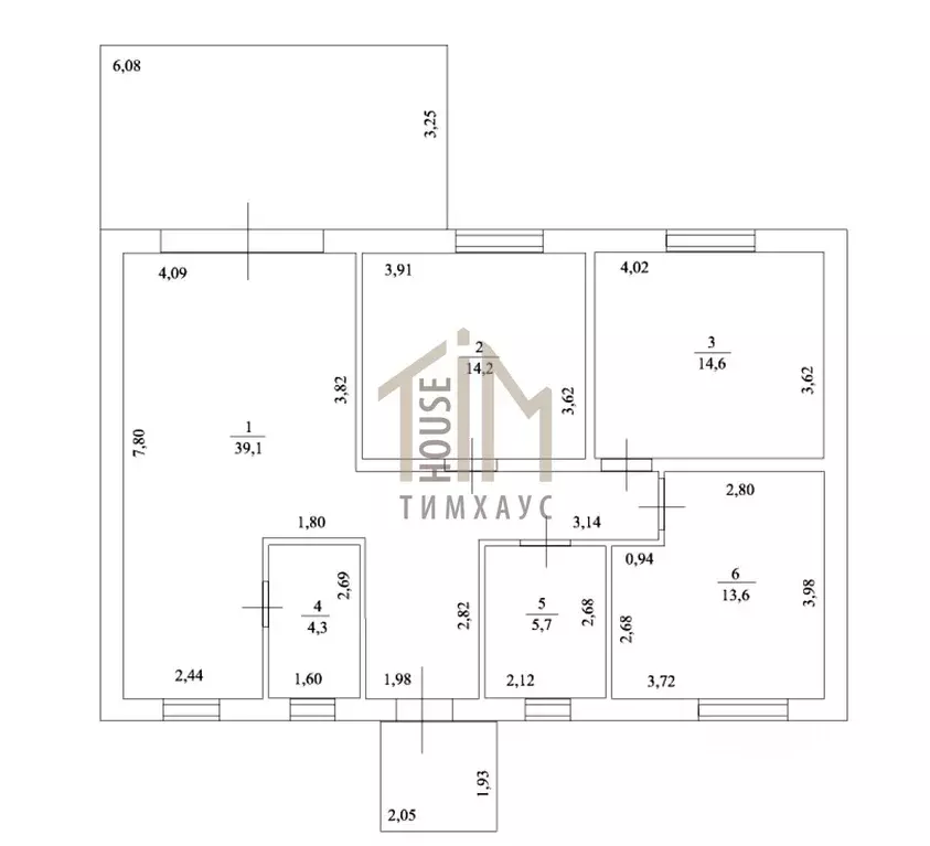 Дом в Омская область, Омский район муниципальный округ, Деревня ... - Фото 2