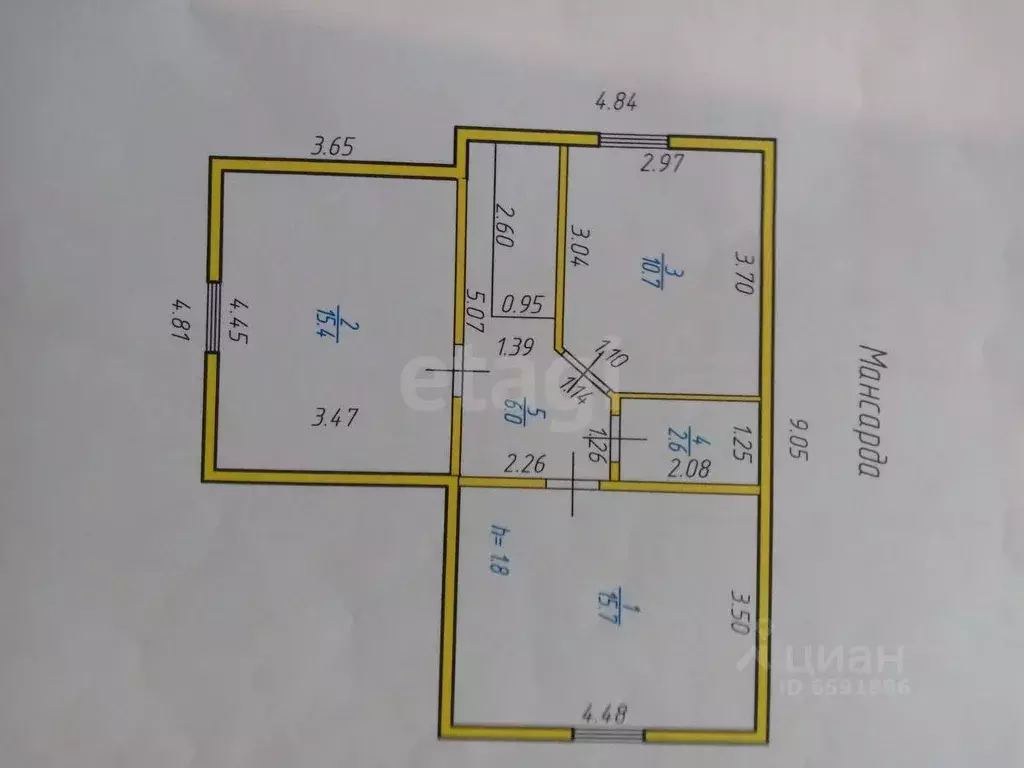 Дом в Тульская область, Узловский район, Шахтерское с/пос, Дубовка ... - Фото 2