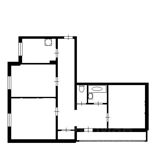 3-к кв. Саратовская область, Саратов ул. Имени А.М. Горького, 27 (77.6 ... - Фото 1