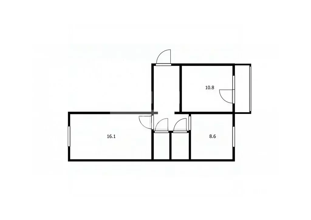 2-к кв. Кировская область, Киров Ульяновская ул., 22 (46.9 м) - Фото 1