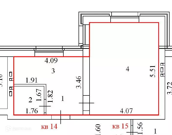 Продаётся 1-к квартира, 36 м - Фото 1