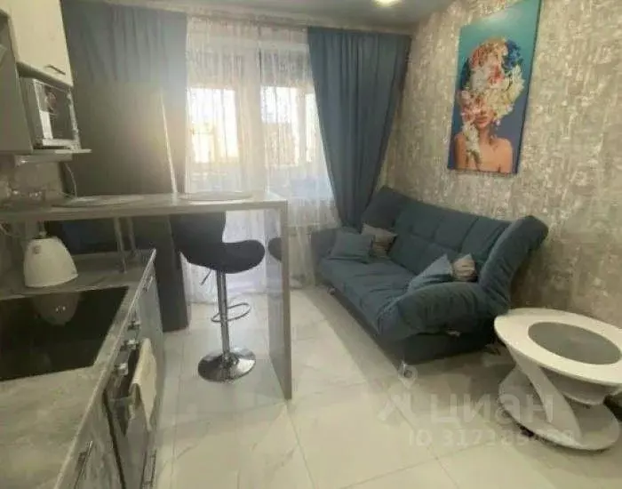 Квартира, 1 комната, 39.7 м - Фото 1