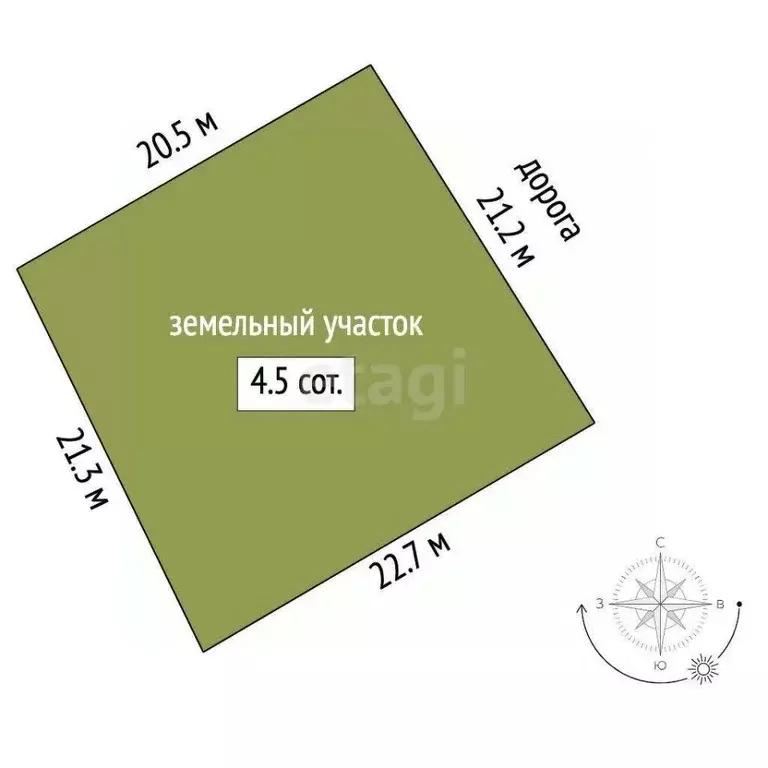 Участок в Крым, Симферопольский район, Добровское с/пос, Коммунальный ... - Фото 2