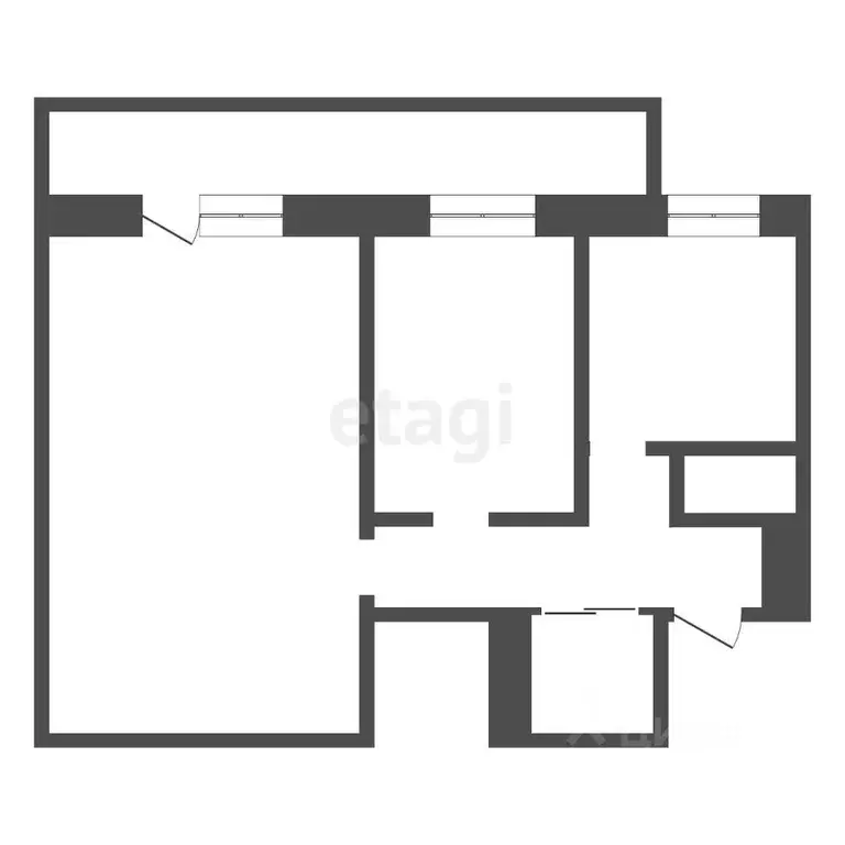 2-к кв. Бурятия, Улан-Удэ ул. Трубачеева, 152А (64.1 м) - Фото 1