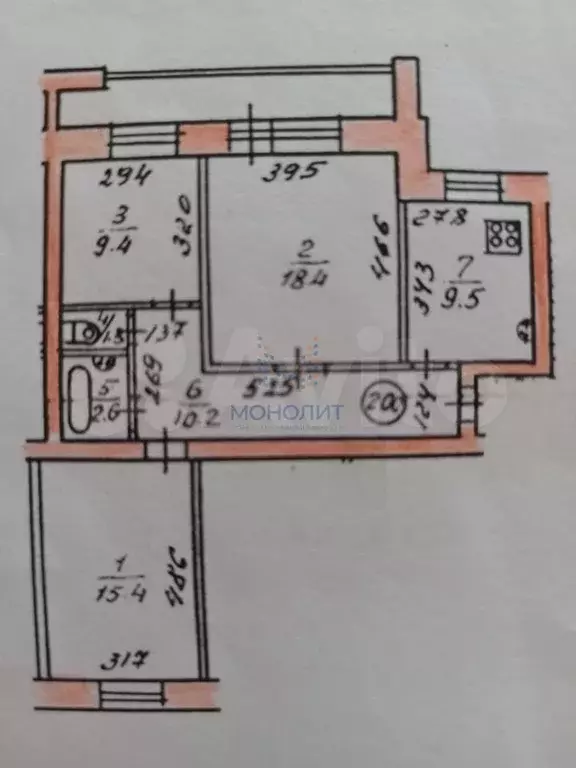 3-к. квартира, 70,5 м, 3/10 эт. - Фото 0