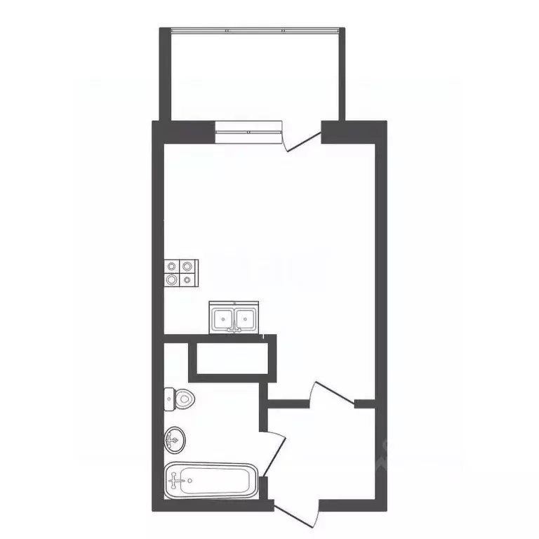 Студия Ростовская область, Ростов-на-Дону пос. Мирный, ул. Раздорская, ... - Фото 2