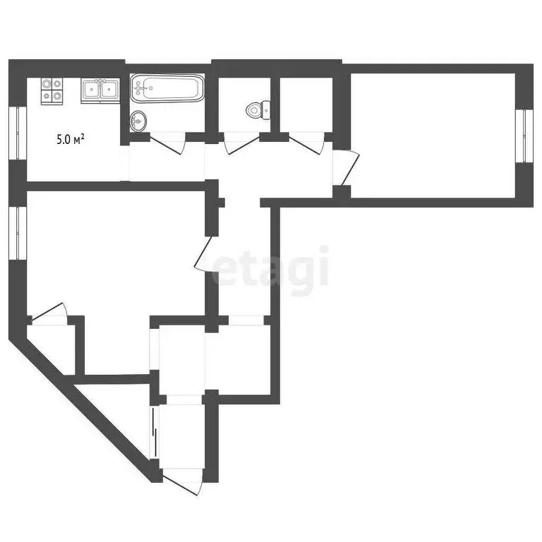 2-комнатная квартира: Челябинск, улица Мира, 36 (68.4 м) - Фото 0