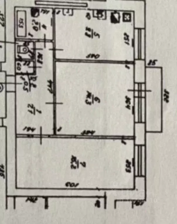 2-к кв. Калининградская область, Гурьевск Советская ул., 39 (50.5 м) - Фото 2