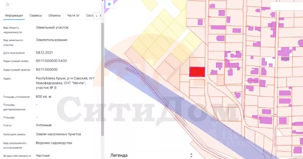 Участок в Крым, Сакский район, Новофедоровка пгт ул. Ягодная (6.0 ... - Фото 2