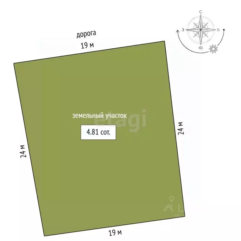 Участок в Челябинская область, Южноуральск Фарфорист-1 СНТ, 1 (4.7 ... - Фото 2