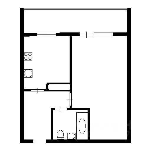 1-к кв. Красноярский край, Красноярск Судостроительная ул., 66 (46.0 ... - Фото 1