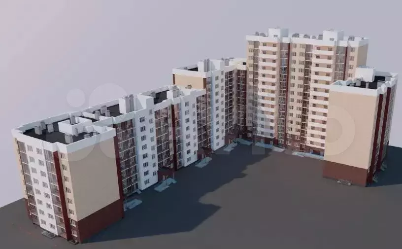 Квартира-студия, 34,9 м, 9/14 эт. - Фото 1