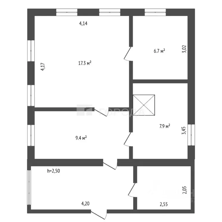 Дом в Кемеровская область, Калтан ул. Тургенева, 89А (41 м) - Фото 1