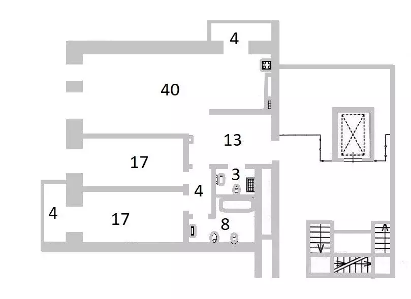 3-к кв. Санкт-Петербург ул. Смольного, 4к2 (100.0 м) - Фото 1