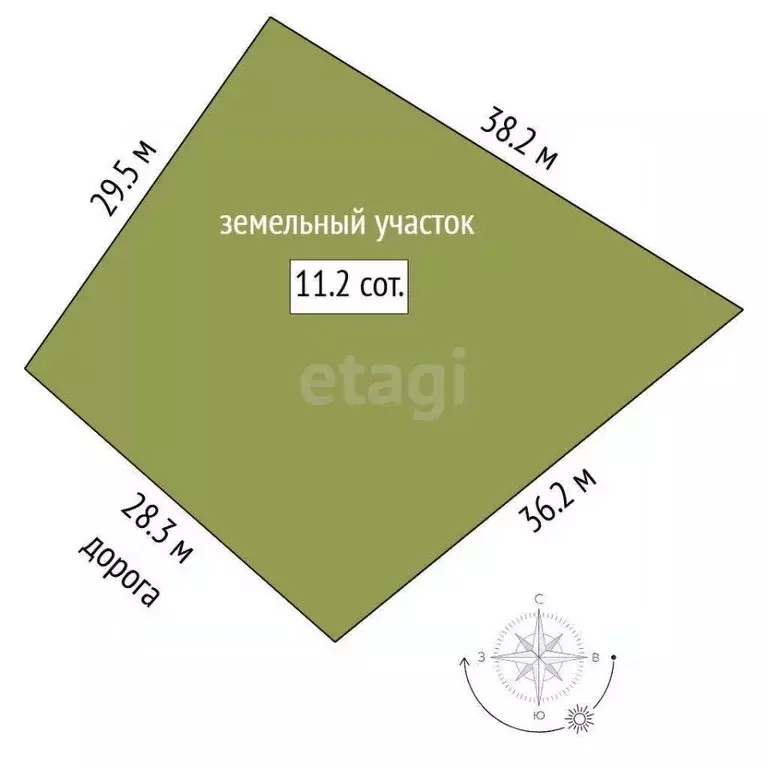 Участок в Тюменская область, Тюменский муниципальный округ, с. ... - Фото 1