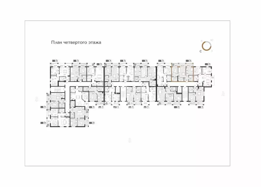 2-комнатная квартира: Светлогорск, Новая улица, 108-114 (70.08 м) - Фото 1