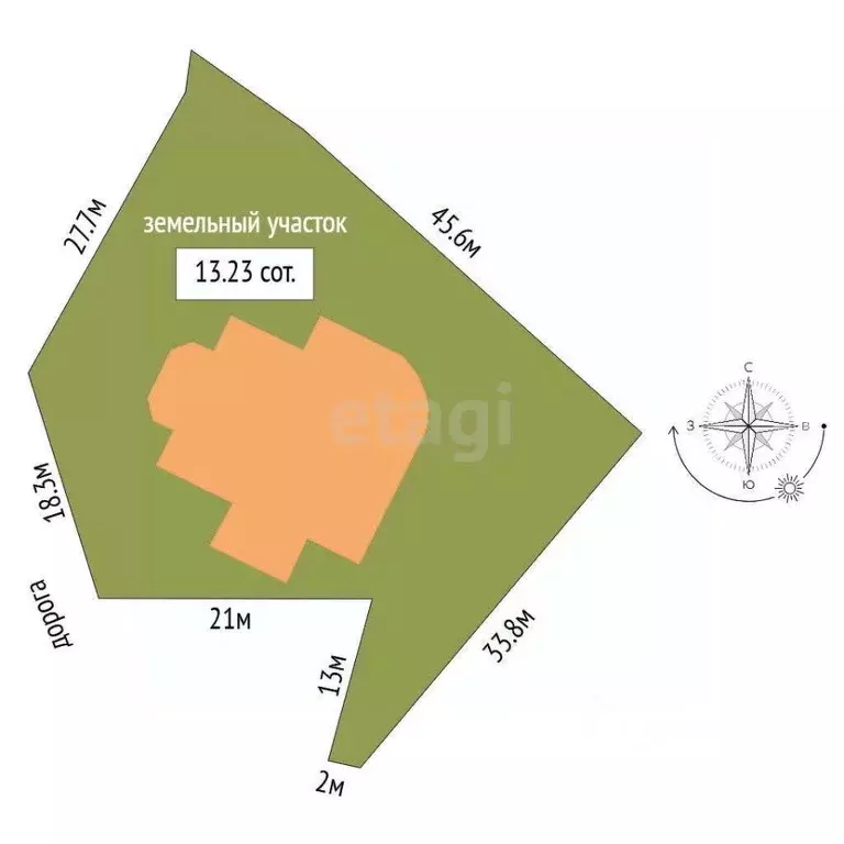 Дом в Вологодская область, Великий Устюг ул. Катышево, 1 (296 м) - Фото 2