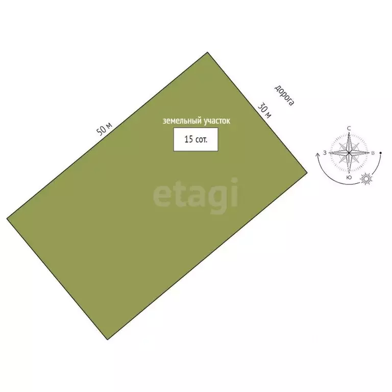 Участок в Тюменская область, Уватский муниципальный округ, с. Красный ... - Фото 1