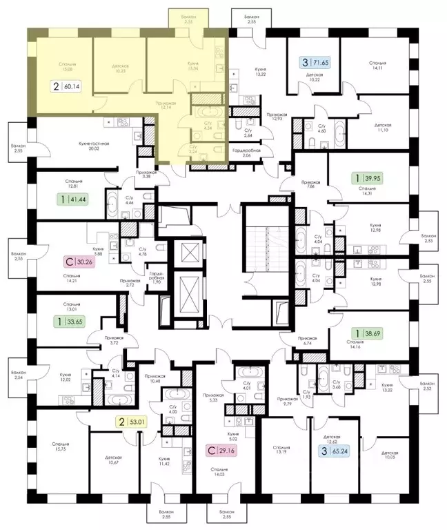 2-к кв. Нижегородская область, Нижний Новгород 15-й Канавинского ... - Фото 2
