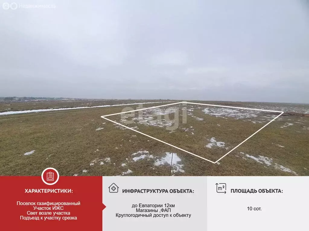 Участок в Сакский район, Суворовское сельское поселение, село Великое ... - Фото 2