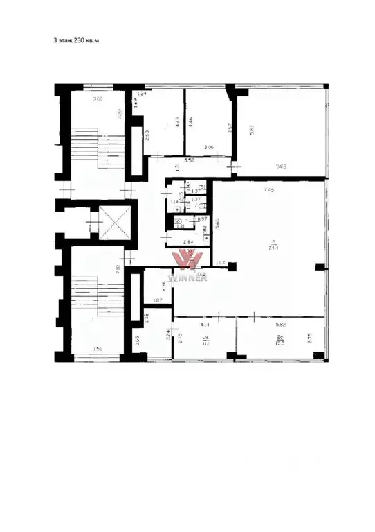 Офис в Нижегородская область, Нижний Новгород ул. Белинского, 61к1 ... - Фото 2