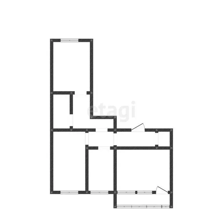 3-комнатная квартира: Иркутск, Мельничная улица, 2/2 (100 м) - Фото 1