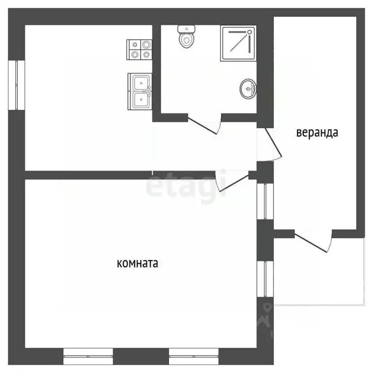 Дом в Владимирская область, Муром д. Кривицы, ул. Заречная, 105 (41 м) - Фото 2