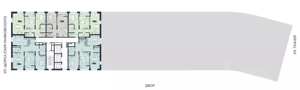 1-к кв. Свердловская область, Екатеринбург ул. Машинная, 1в/2 (49.6 м) - Фото 1